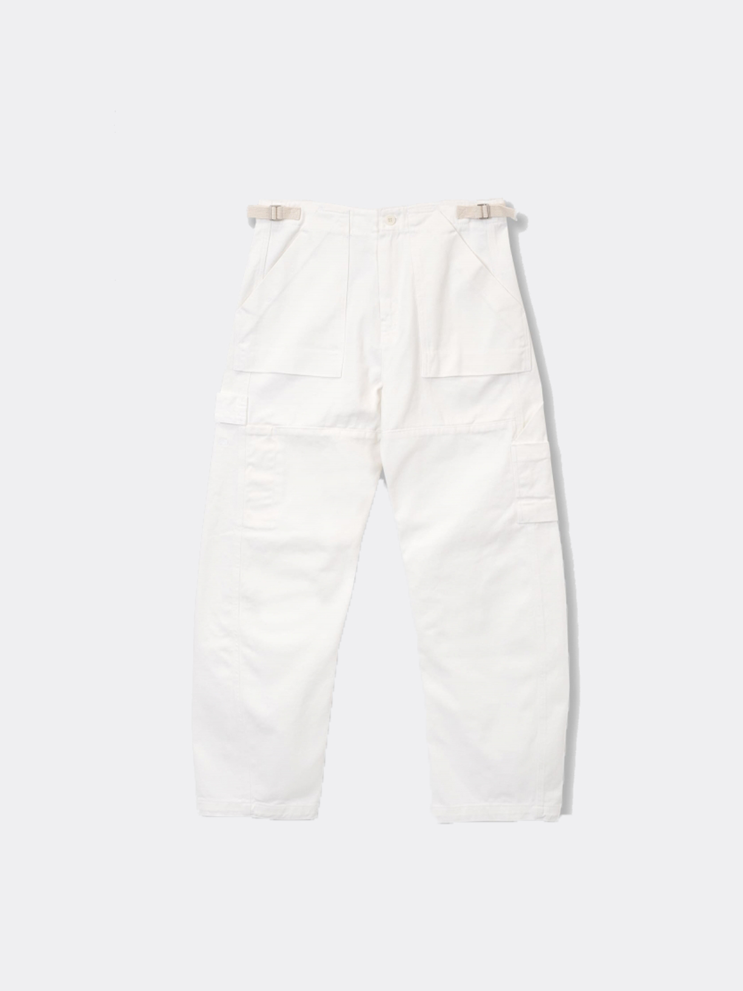 EE GARMENTS DYDED WORK PANTS-WHITE